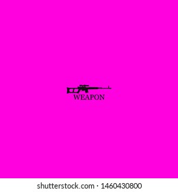 weapon icon sign signifier vector
