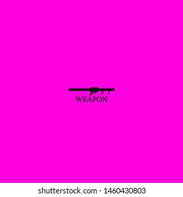 weapon icon sign signifier vector