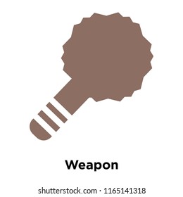 Weapon icon vector isolated on white background, Weapon transparent sign , historical stone age symbols