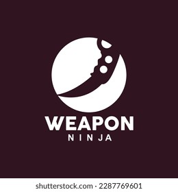 Weapon Logo, Traditional Weapon Karambit Vector, Ninja Fighting Tool Simple Design, Symbol Icon, Illustration