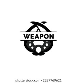 Weapon Logo, Traditional Weapon Karambit Vector, Ninja Fighting Tool Simple Design, Symbol Icon, Illustration