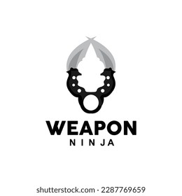 Weapon Logo, Traditional Weapon Karambit Vector, Ninja Fighting Tool Simple Design, Symbol Icon, Illustration
