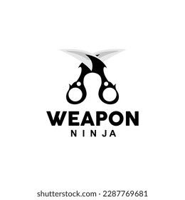 Weapon Logo, Traditional Weapon Karambit Vector, Ninja Fighting Tool Simple Design, Symbol Icon, Illustration