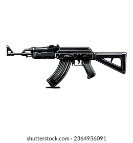 Waffen, Pistolen oder Waffen, Silhouetten