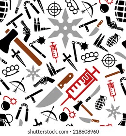 weapon seamless pattern