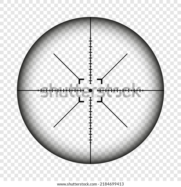 Weapon Sight Sniper Rifle Optical Scope Stock Vector (Royalty Free ...