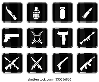 Weapon simply symbol for web icons