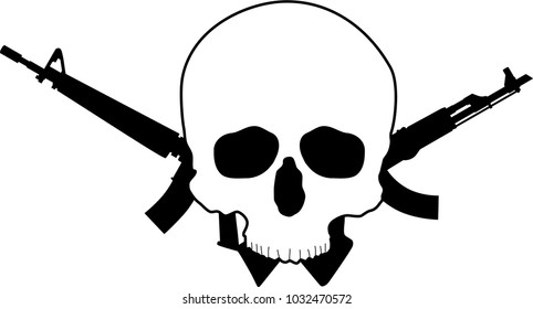 Weapon and Skull Symbols