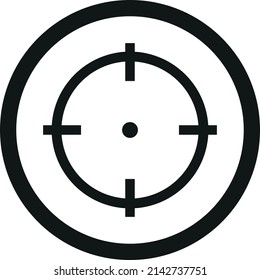 Signo de icono de entrenamiento de armas. Señales y símbolos del ejército.