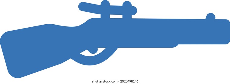 icono de color de glifo vectorial de arma