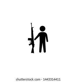 weapons icon sign signifier vector