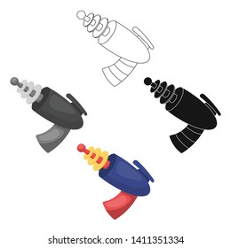 Weapons single icon in cartoon,black style.Weapons vector symbol stock illustration web.