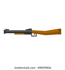 Weapons vector guns collection icons
