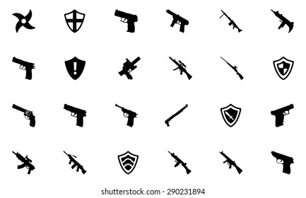 Weapons Vector Icons 3