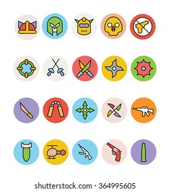 Weapons Vector Icons 3