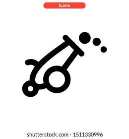 weapons of war icon isolated sign symbol vector illustration - high quality black style vector icons
