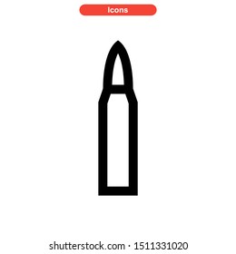 weapons of war icon isolated sign symbol vector illustration - high quality black style vector icons
