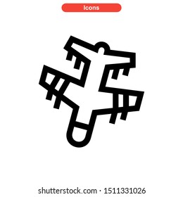 weapons of war icon isolated sign symbol vector illustration - high quality black style vector icons
