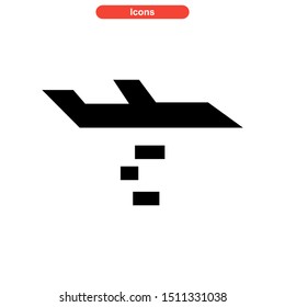 weapons of war icon isolated sign symbol vector illustration - high quality black style vector icons
