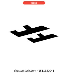 weapons of war icon isolated sign symbol vector illustration - high quality black style vector icons
