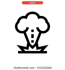 weapons of war icon isolated sign symbol vector illustration - high quality black style vector icons
