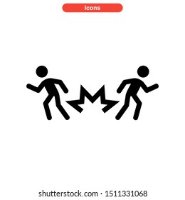 weapons of war icon isolated sign symbol vector illustration - high quality black style vector icons
