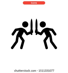 weapons of war icon isolated sign symbol vector illustration - high quality black style vector icons
