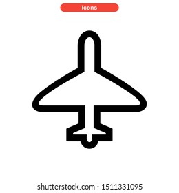 weapons of war icon isolated sign symbol vector illustration - high quality black style vector icons
