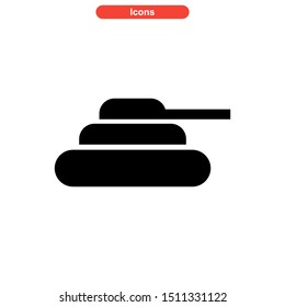 weapons of war icon isolated sign symbol vector illustration - high quality black style vector icons
