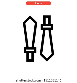 weapons of war icon isolated sign symbol vector illustration - high quality black style vector icons
