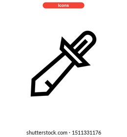 weapons of war icon isolated sign symbol vector illustration - high quality black style vector icons
