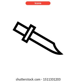 weapons of war icon isolated sign symbol vector illustration - high quality black style vector icons
