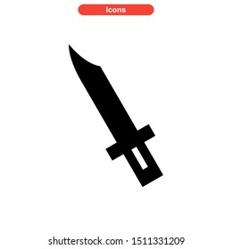 weapons of war icon isolated sign symbol vector illustration - high quality black style vector icons
