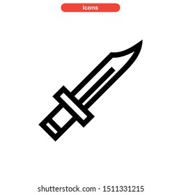 weapons of war icon isolated sign symbol vector illustration - high quality black style vector icons
