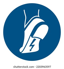 Wear anti-static footwear
To signify that anti-static footwear must be worn
Hazard : Creation of static electricity that can cause sparks leading to fire and explosions