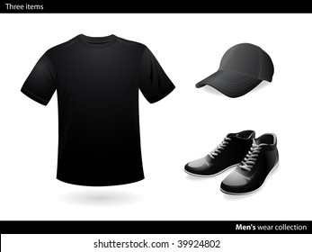 Menâ??s wear black collection