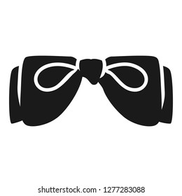 Wear bow tie icon. Simple illustration of wear bow tie vector icon for web design isolated on white background