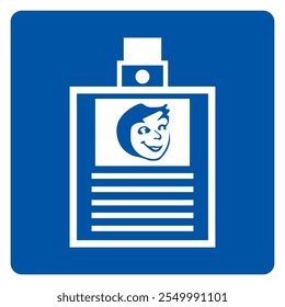 Wear Card Symbol Sign, Vector Illustration, Isolate On White Background Label.EPS10