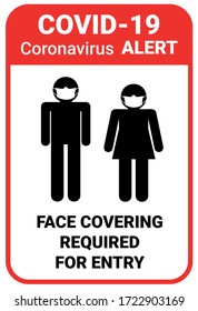 Wear cloth face covering in public facility settings to avoid or protect a person from COVID-19 the novel coronavirus outbreak spreading, safety concept. Infographic design people wear face covering 