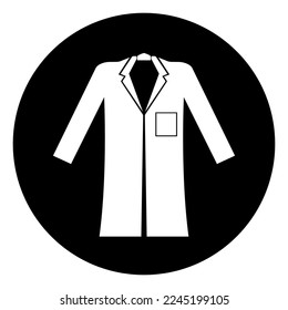 Wear Coat Symbol Sign,Vector Illustration, Isolated On White Background Label. EPS10 