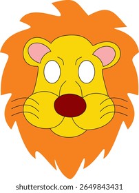 Wear a cute lion face mask and have fun with your friends like never before.