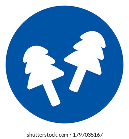 Wear Ear Plugs Symbol Sign ,Vector Illustration, Isolate On White Background Label. EPS10