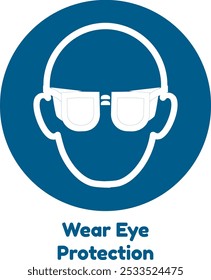wear eye protection from iso7010 sign