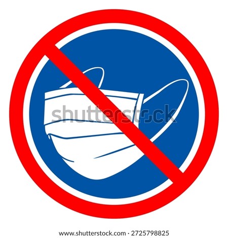 Wear Face Mask Should Be Worn Symbol Sign, Vector Illustration, Isolate On White Background Label.EPS10 
