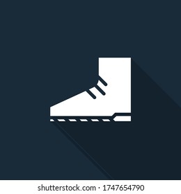 Wear Foot Protection Sign Isolate On White Background,Vector Illustration