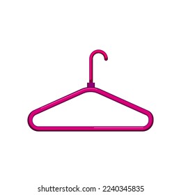 wear hanger clothes cartoon. wear hanger clothes sign. isolated symbol vector illustration