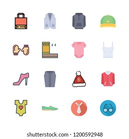wear icon set. vector set about hanger, cap, shopping store and shirt icons set.