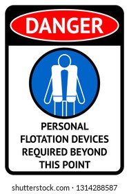 Wear life Jacket sign. Sign of install our Life Jacket Signs to remind staff and visitors to wear protective gear while on water.