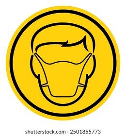 Wear Mark Protection Symbol Sign, Vector Illustration, Isolate On White Background Label .EPS10