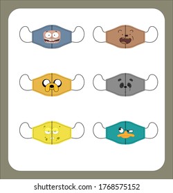 wear a mask for your health cartoon